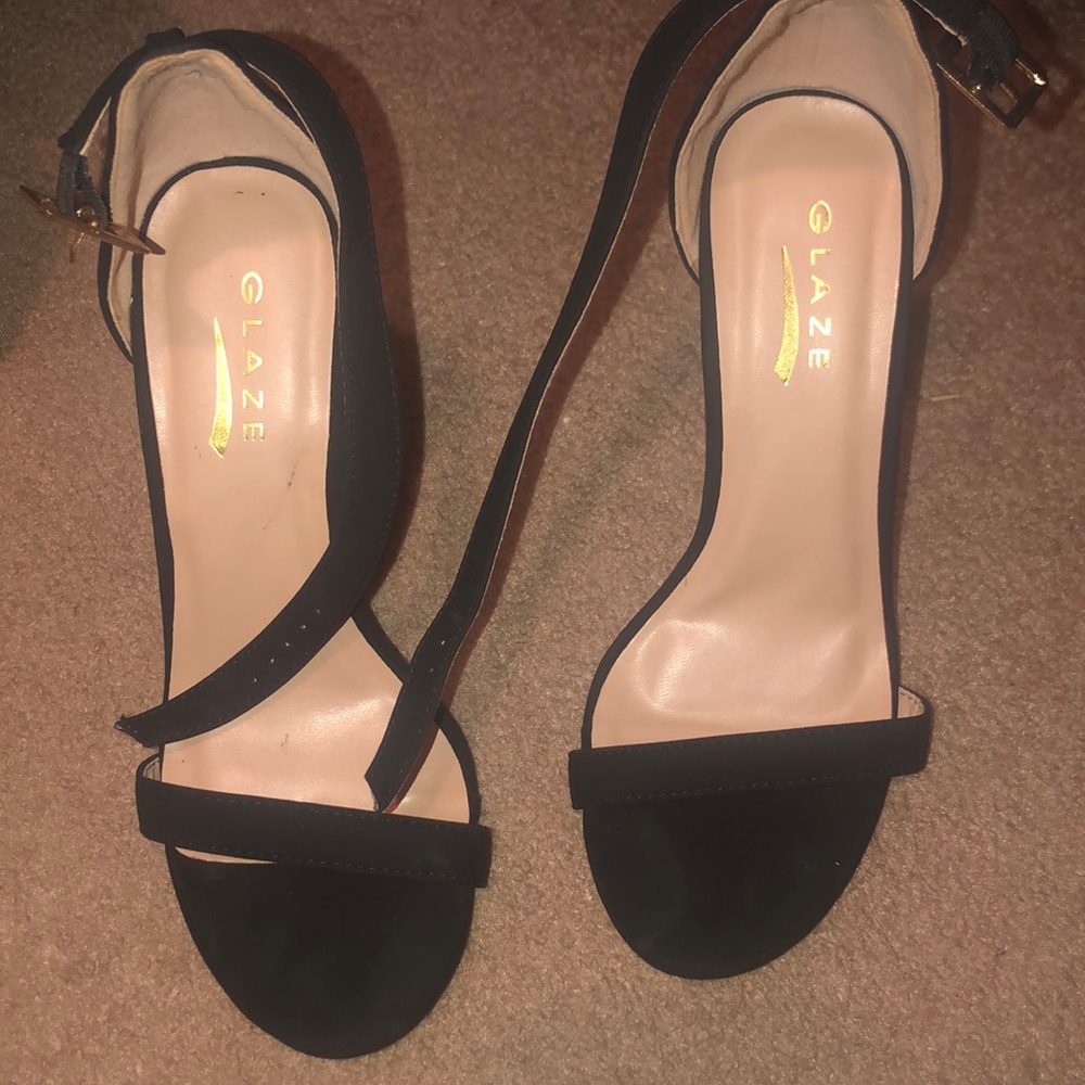 black heels